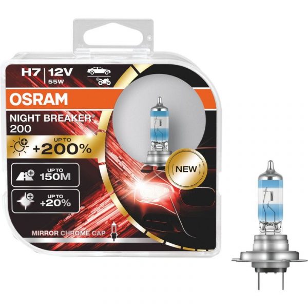 OSRAM NIGHT BREAKER H4 +200