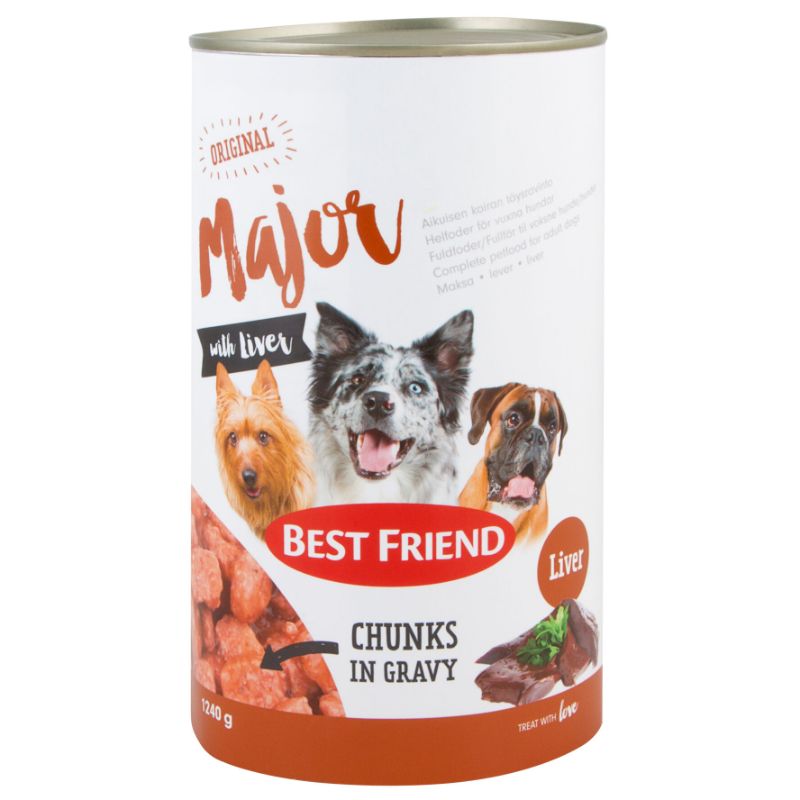 BEST FRIEND MAJOR TÄYSRAVINTO MAKSA 1240 G