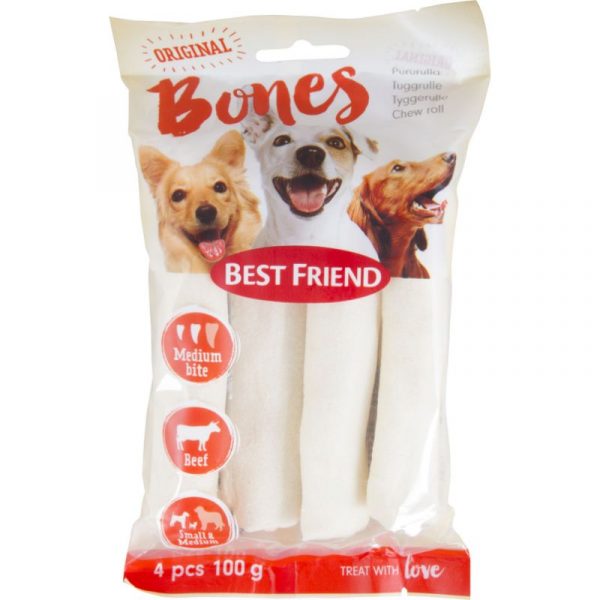 BEST FRIEND BONES ORIGINAL PURURULLA 12 CM 4 KPL 100 G