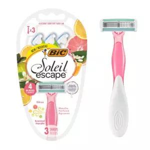 BIC SOLEIL ESCAPE 4 CITRUS KERTAKÄYTTÖHÖYLÄT3KPL