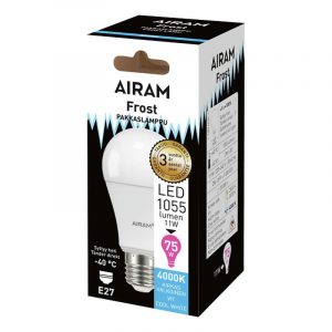AIRAM LED-PAKKASLAMPPU 11 W E27 4000 K