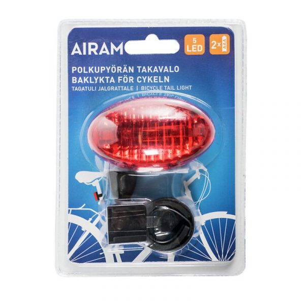 AIRAM PYÖRÄN LED-TAKAVALO 5 LED