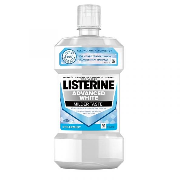 LISTERINE SUUVESI 500ML WHITE