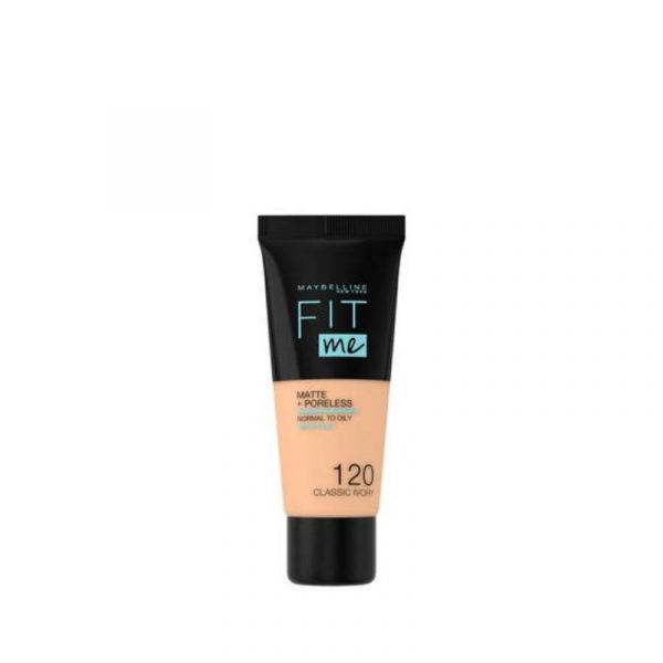 FIT ME MATTE+PORELESS MEIKKIVOIDE 120 CLASSIC IVORY 30 ML