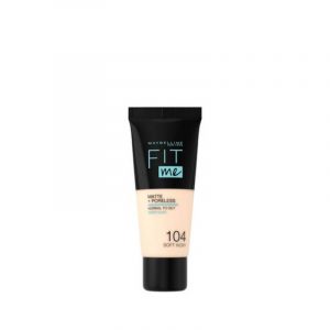 FIT ME MATTE+PORELESS MEIKKIVOIDE 104 SOFT IVORY 30 ML