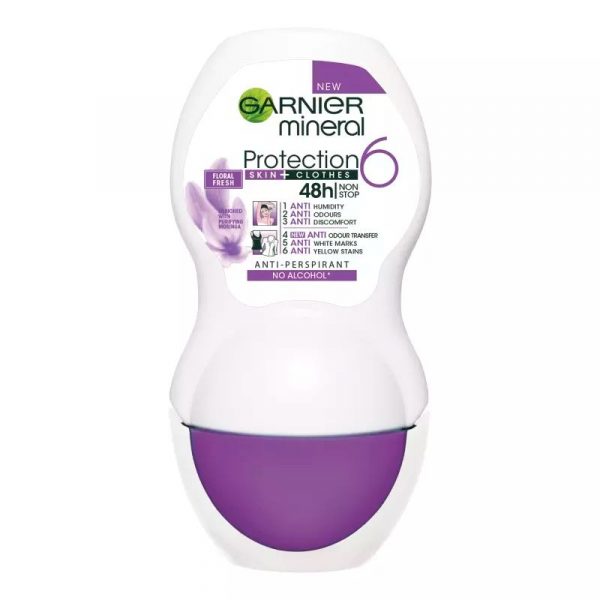 GARNIER MINERAL ROLL-ON 50ML PROTECTION 6