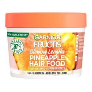 GARNIER FRUCTIS 400ML HAIR FOOD PINEAPPLE HIUSNAAMIOPITKILLE HIUKSILLE