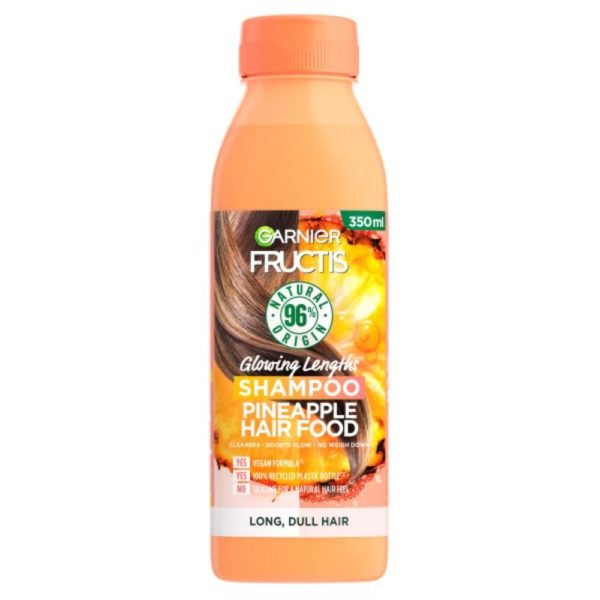 FRUCTIS 350ML HAIR FOOD PINEAPPLE SHAMPOO PITKILLE HIUKSILLE