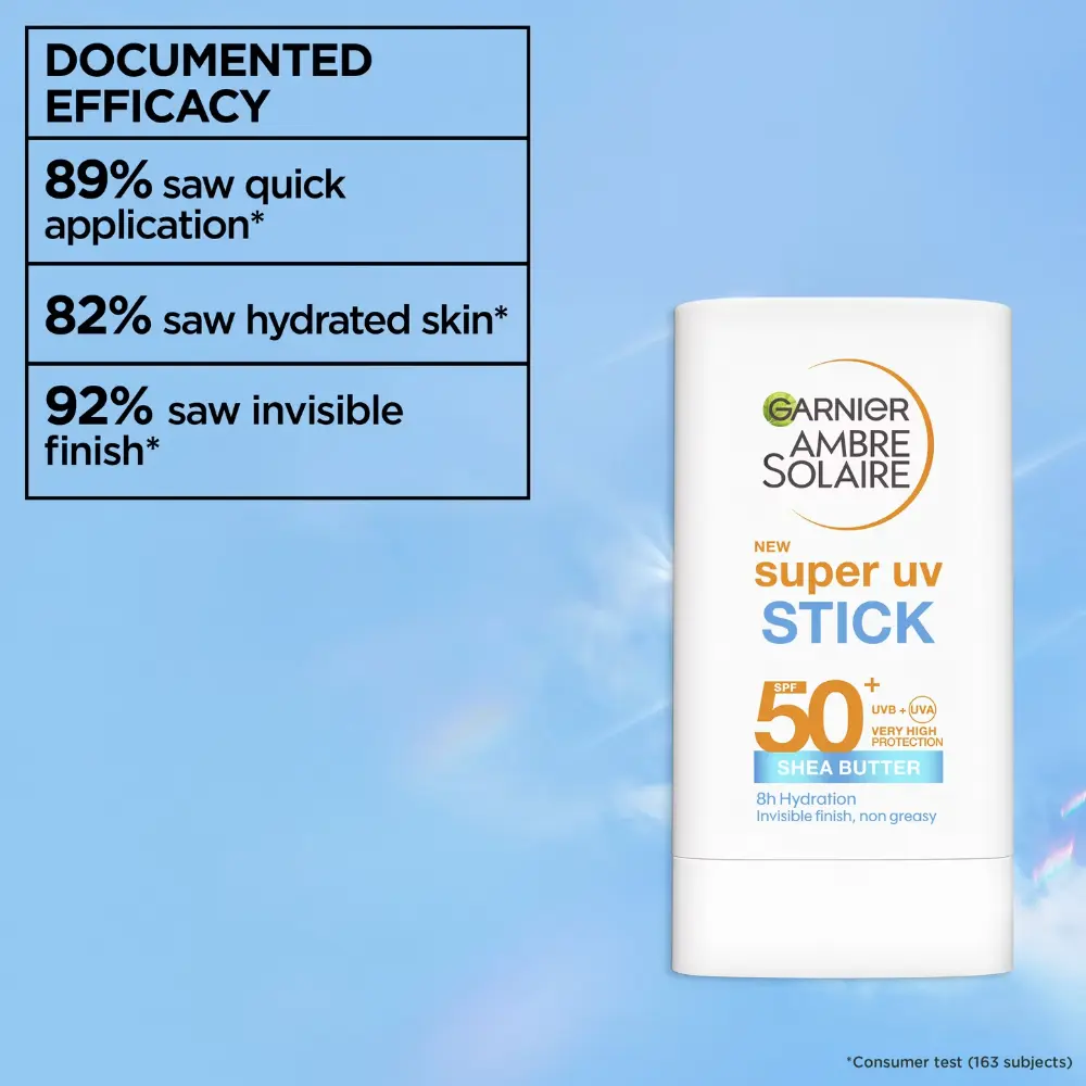 Garnier AmbreSolaireSuper UV aurinkosuojapuikko SPF50 normaalilleiholle18ml
