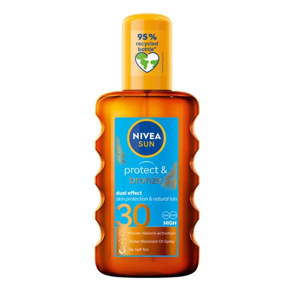 NIVEA SUN 200ML SK30 AURINKOSUOJAÖLJY PROTECT&BRONZE