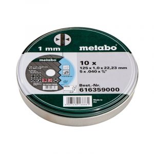 KATKAISULAIKKA METABO 125X1,0X22,23 MM 10 KPL