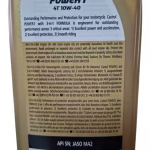 CASTROL POWER1 4T10W-40 1L MOOTTORIÖLJY