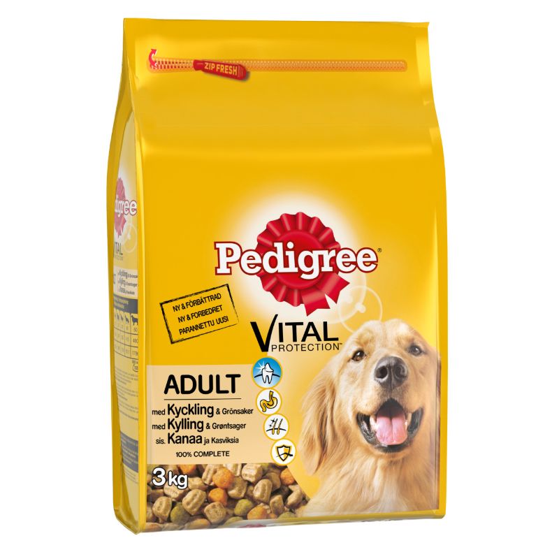 PEDIGREE KANA&KASVIS 3KG