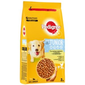 PEDIGREE JUNIOR KANA-RIISI 2KG