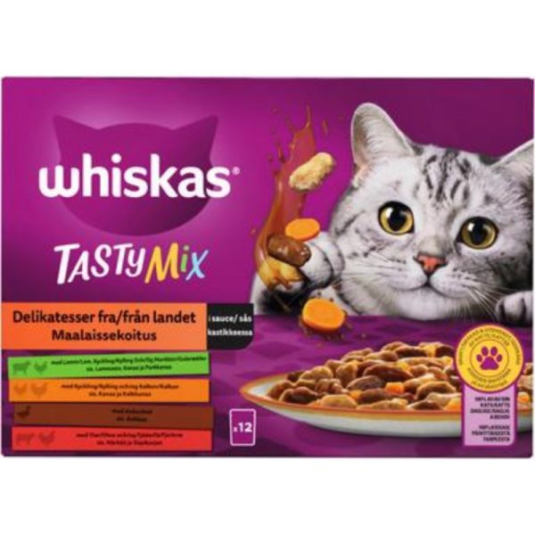 WHISKAS MAALAISSEKOITUS KASTIKKEESSA 12X85G