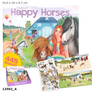 CREATE YOUR HAPPY HORSES TARRAKIRJA