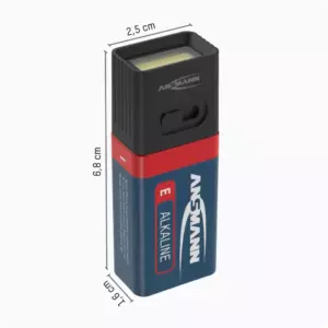 ANSMANN 9V TASKULAMPPU MUSTA