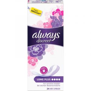 ALWAYS DISCREET PLUS PIKKUHOUSUNSUOJA 24KPL