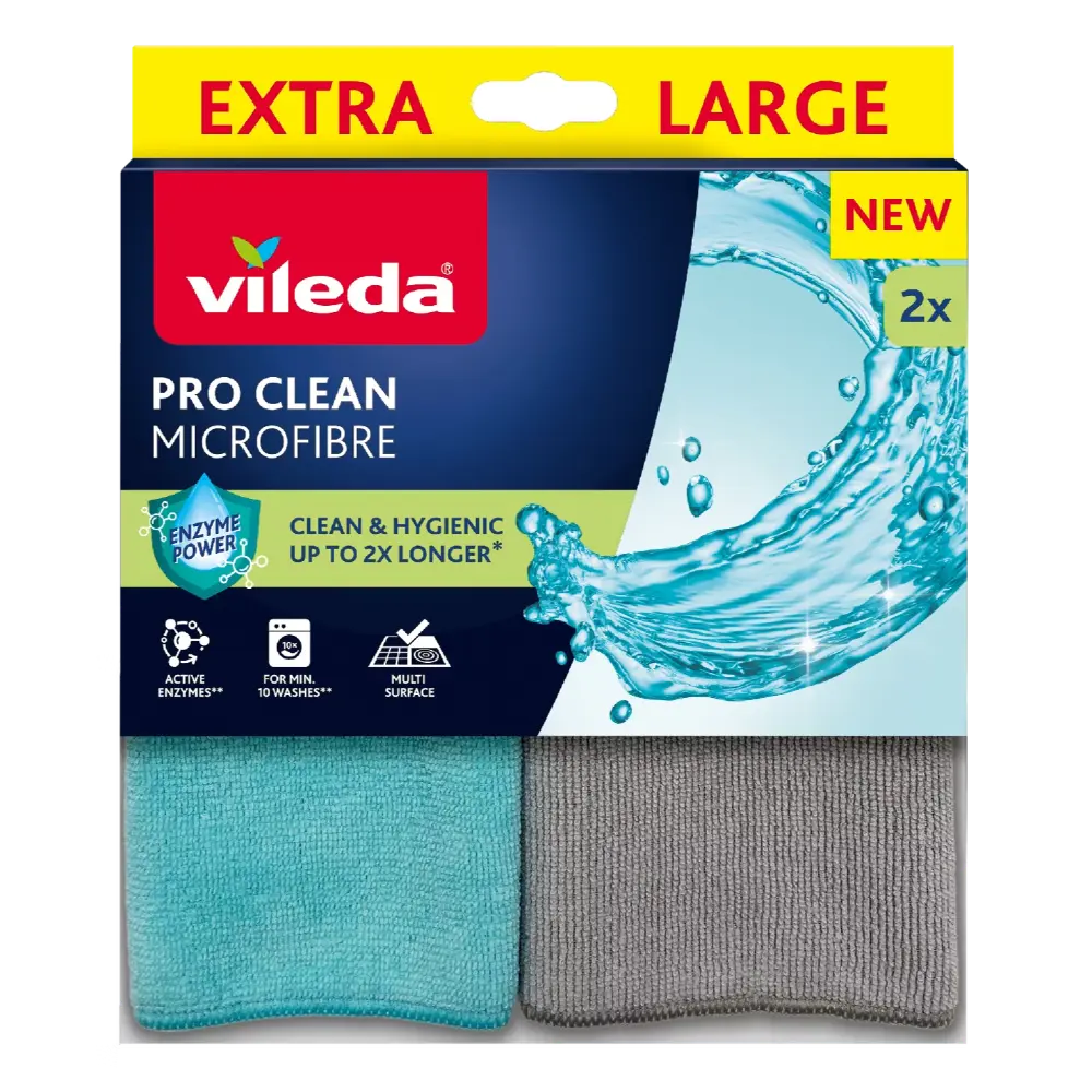 VILEDA PRO CLEAN MIKROKUITULIINA XL 2KPL
