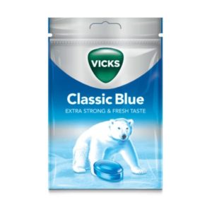 VICKS KURKKUPASTILLI BLUE EXTRA STRONG 72G