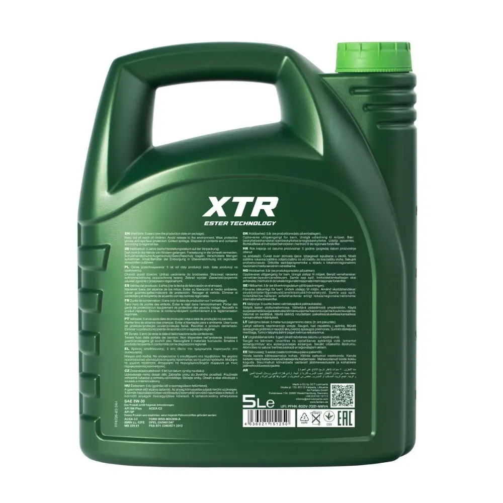 FANFARO XTR 0W-30 5L MOOTTORIÖLJY