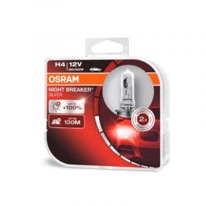 OSRAM NIGHT BREAKER SILVER H4 2KPL