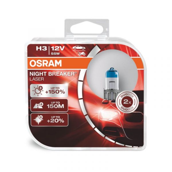 OSRAM NIGHT BREAKER LASER H3 2KPL