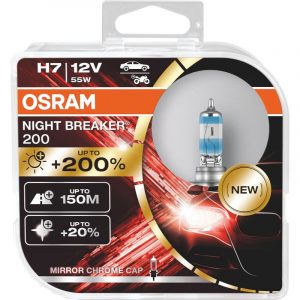 OSRAM NIGHT BREAKER H7 +200