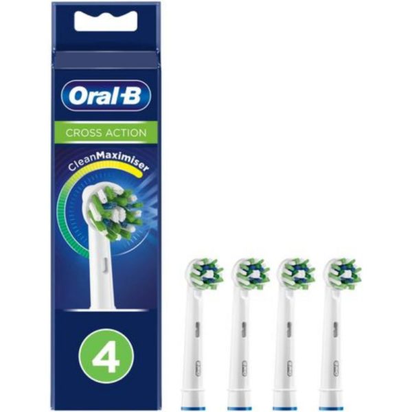 ORAL-B CROSSACTION VAIHTOHARJA 4KPL