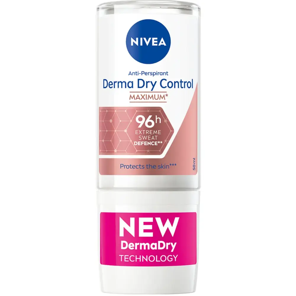NIVEA DEODORANTTI ROLL-ON 50ML DERMA DRY CONTROL