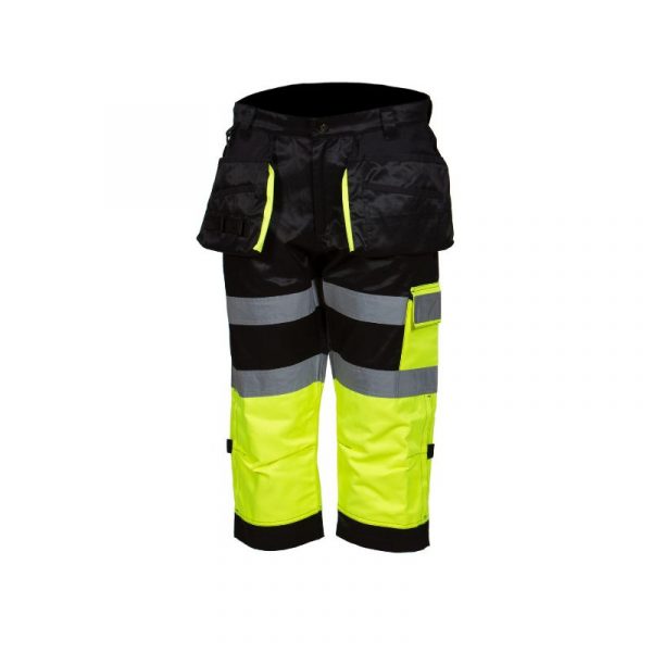 HI-VIS CAPRI RIIPPUTASKUILLA KELTA-MUSTA