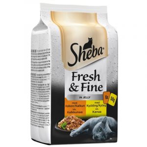 SHEBA FRESH & FINE 6X50G SIIPIKARJALAJITELMA