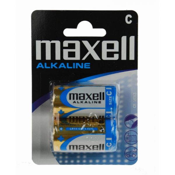 MAXELL ALKALINE LR14 2KPL