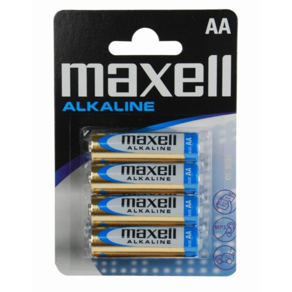 MAXELL ALKALINE AA 4KPL