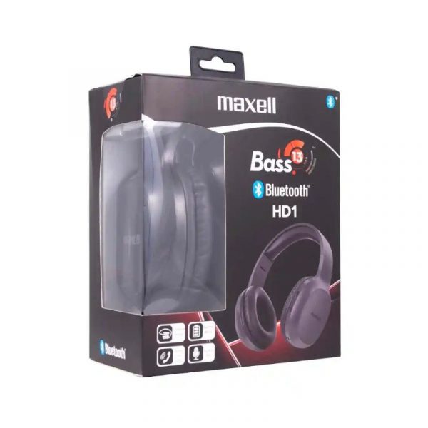 MAXELL B13 BLUETOOTH SANKAKUULOKE MUSTA