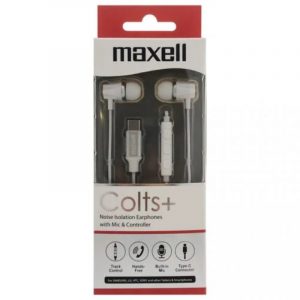 MAXELL COLTS+ TYPE C EARPHONES