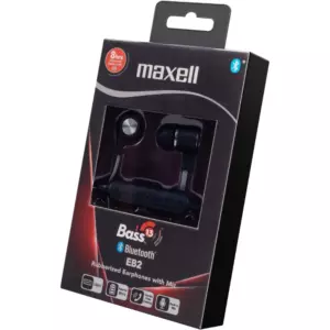 Maxell BASS13 BLUETOOTH nappikuulokkeet EB-2musta
