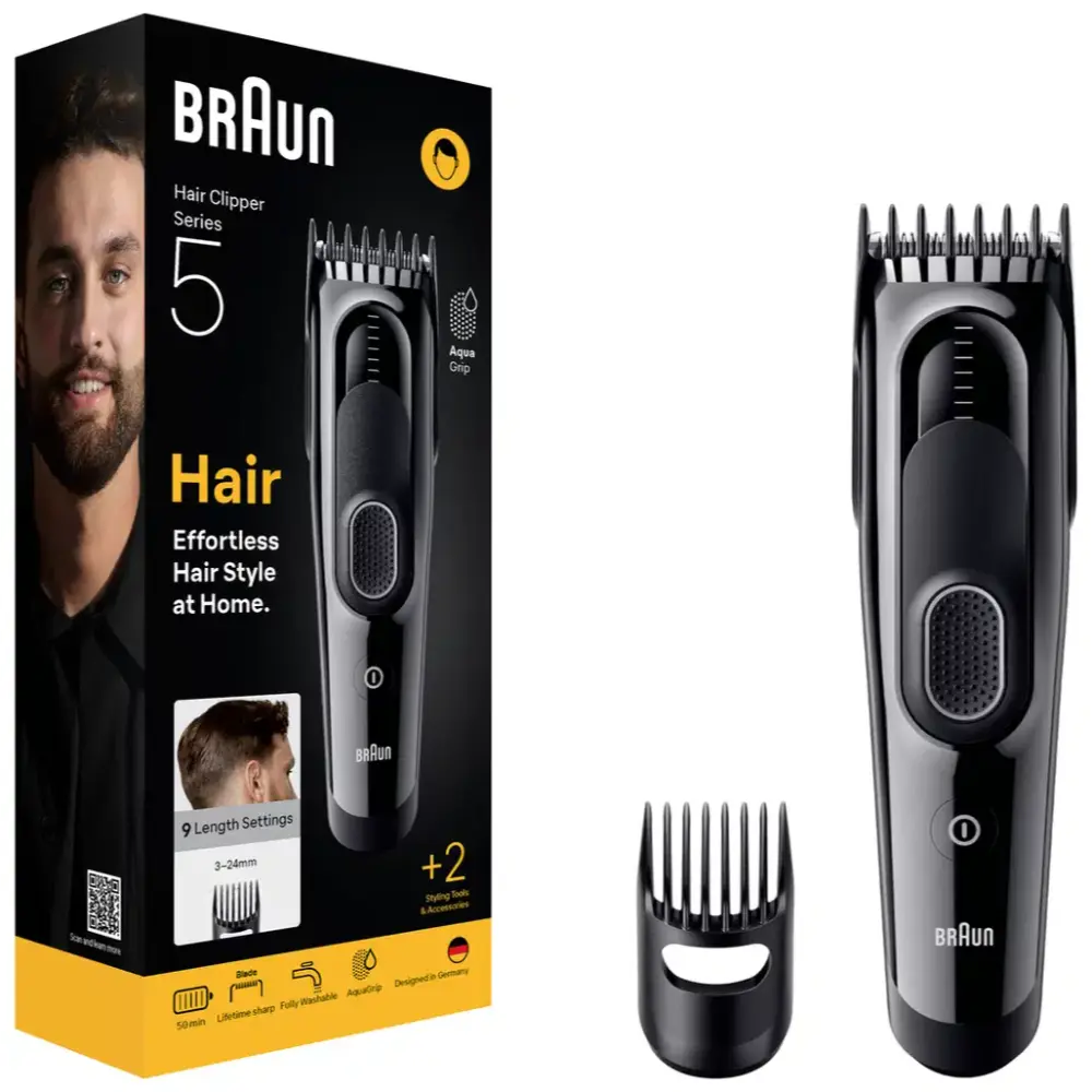BRAUN KOTIPARTURI HIUSTENLEIKKUUKONE HC5510
