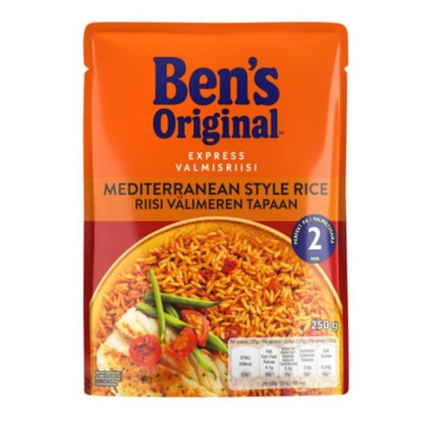 UNCLE BENS VÄLIMEREN VALMISRIISI 250G