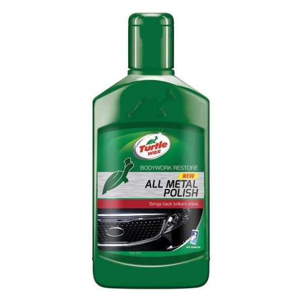 PUHDISTUSVAHA TURTLE WAX CHROME & METAL POLISH 300ML