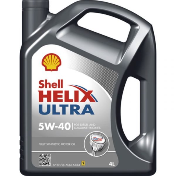 MOOTTORIÖLJY SHELL HELIX ULTRA 5W-40 4L