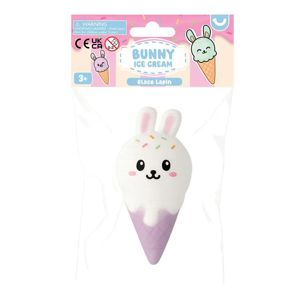 SQUISHY BUNNY ICE CREAM PURISTELTAVA LELU