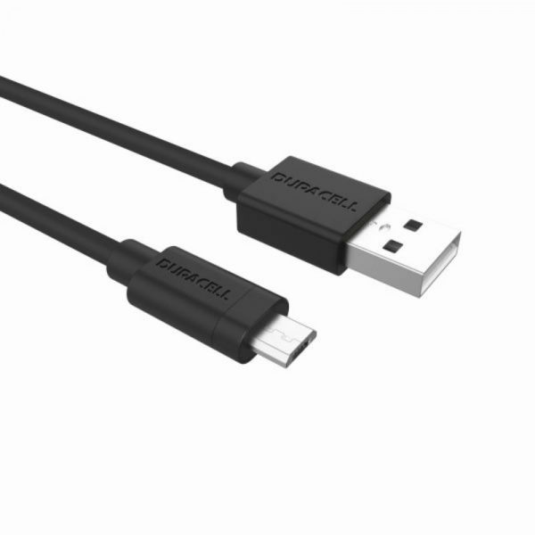 DURACELL MICRO-USB KAAPELI 2 M MUSTA
