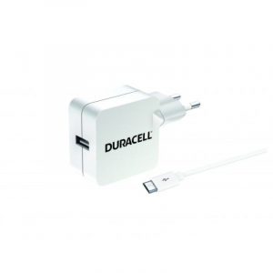 DURACELL MICRO-USB 2.4 A SEINÄLATURI VALKOINEN