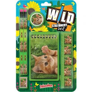 WILD STATIONERY SET- KITTEN