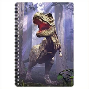3D LIVELIFE NOTEBOOK 80PAGES T-REX