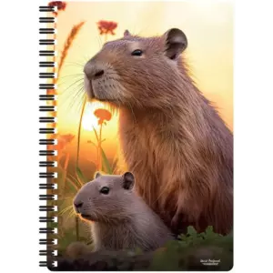 LIVELIFE NOTEBOOK KIERREVIHKO CUTE CAPYBARAS 3D