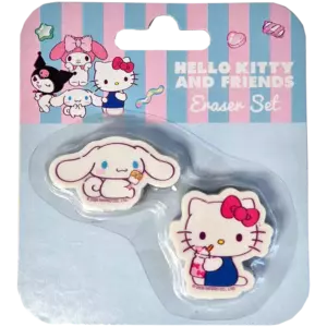 HELLO KITTY&FRIENDS SWEET PYYHEKUMIT 2KPL/PKT