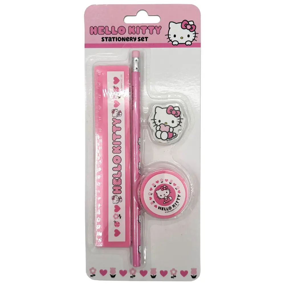 HELLO KITTY SWEETS 4OSAINEN KIRJOITUSSETTI