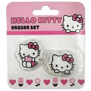 HELLO KITTY HEARTS&FLOWERS PYYHEKUMIT 2KPL
